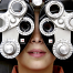 routine eye exam | photo of young boy getting an eye exam