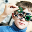 eye exams for children | photo of young boy getting an eye exam